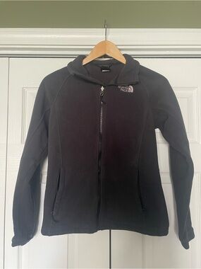 The North Face Women's Black Full-Zip Teddy Fleece Jacket